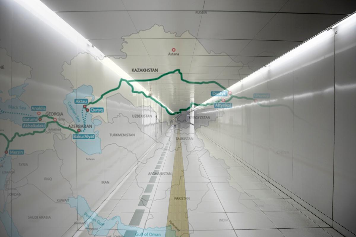The Trans-Caspian Route Follows the Path of the North–South ITC