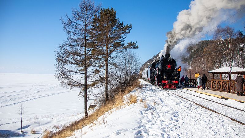 Russians choose the railway services