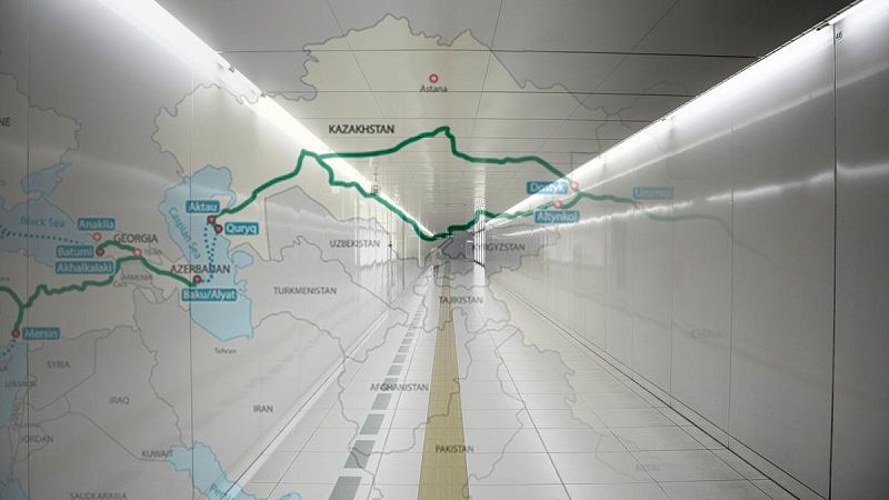 The Trans-Caspian Route Follows the Path of the North–South ITC
